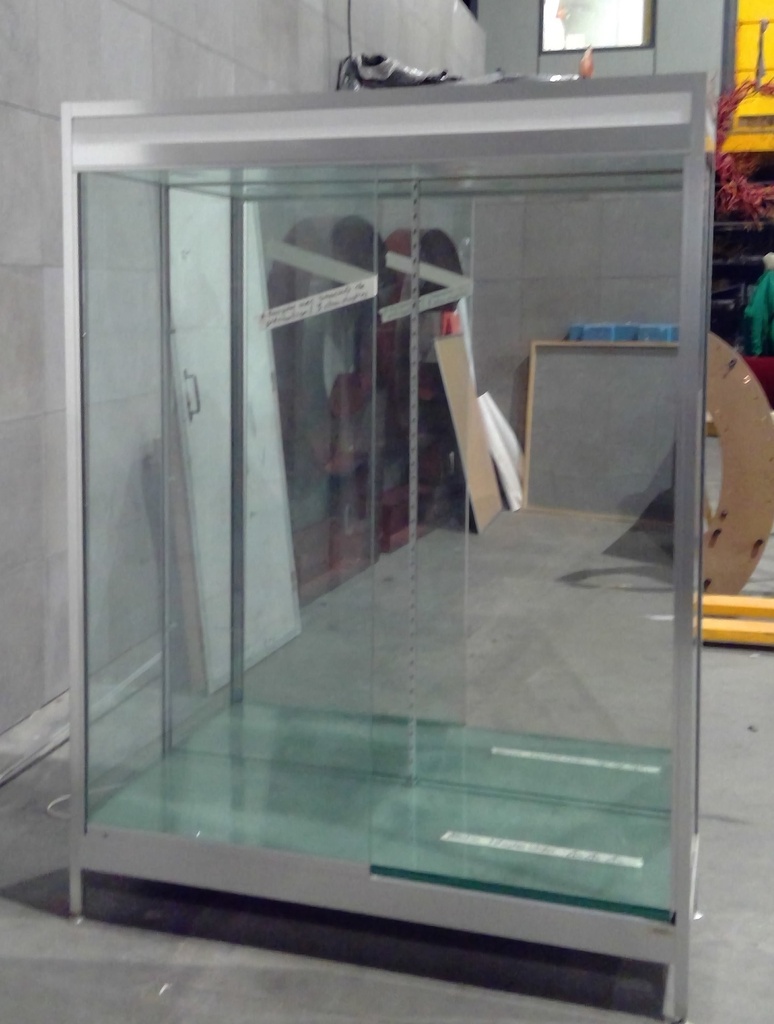 (MONTREUIL) Vitrine miroir