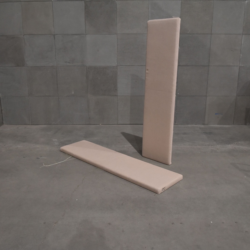 (MONTREUIL) Banquette beige grande