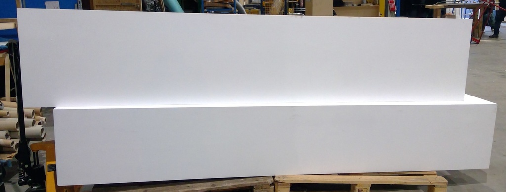 (MONTREUIL) Structure bois massif et blanc