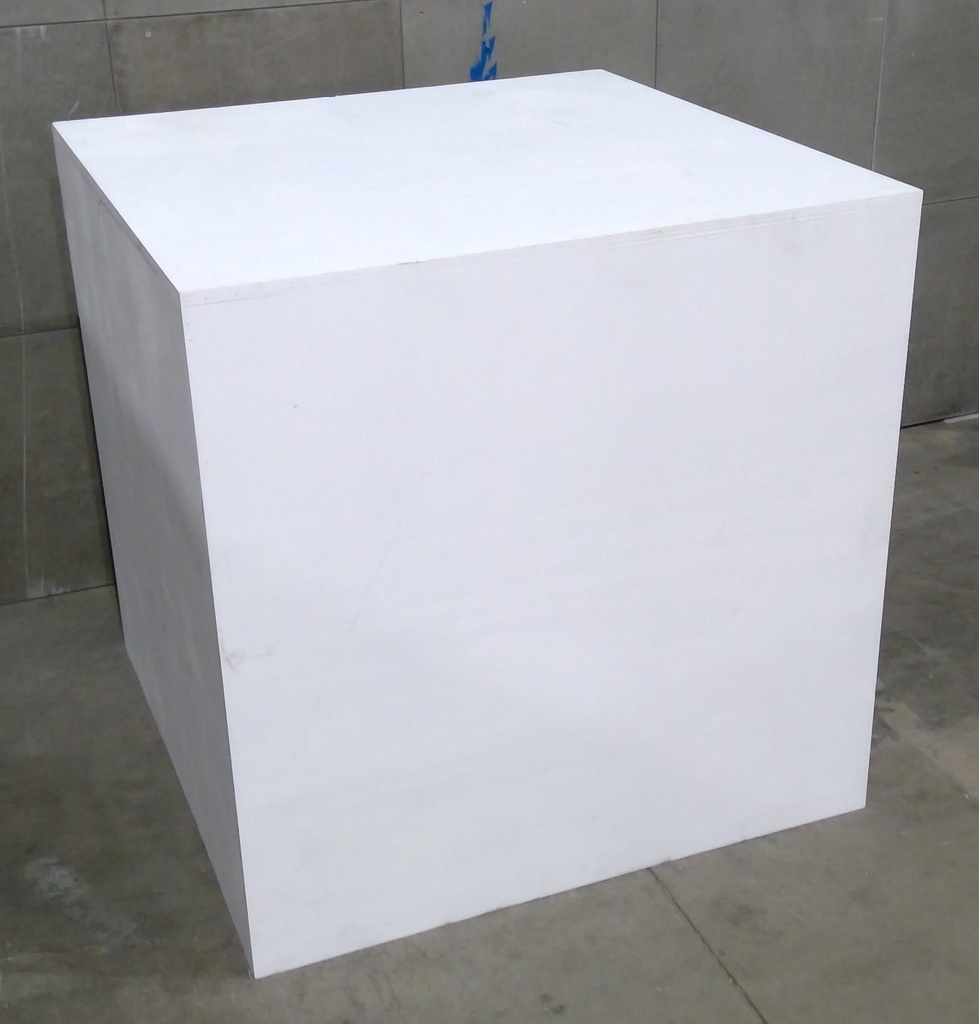 (MONTREUIL) Cube CP Blanc 90x90x90