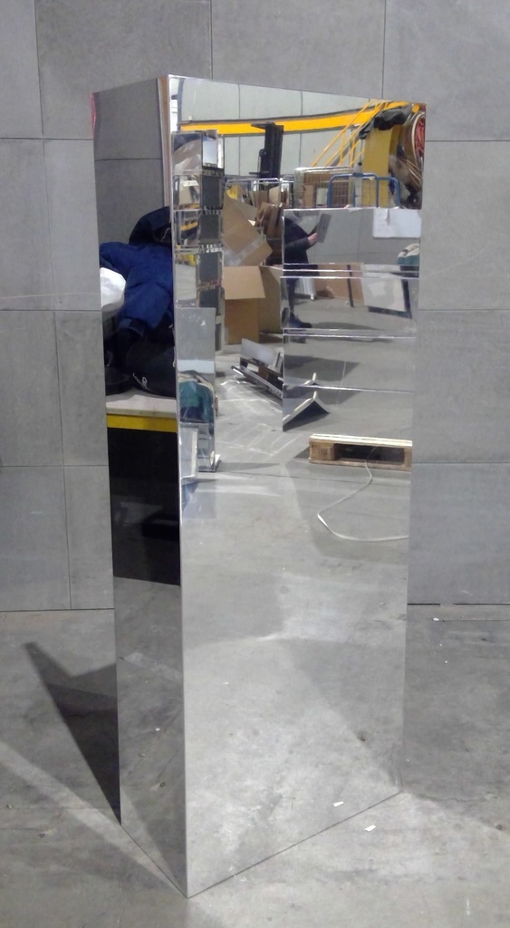 (MONTREUIL) Socle dibond miroir