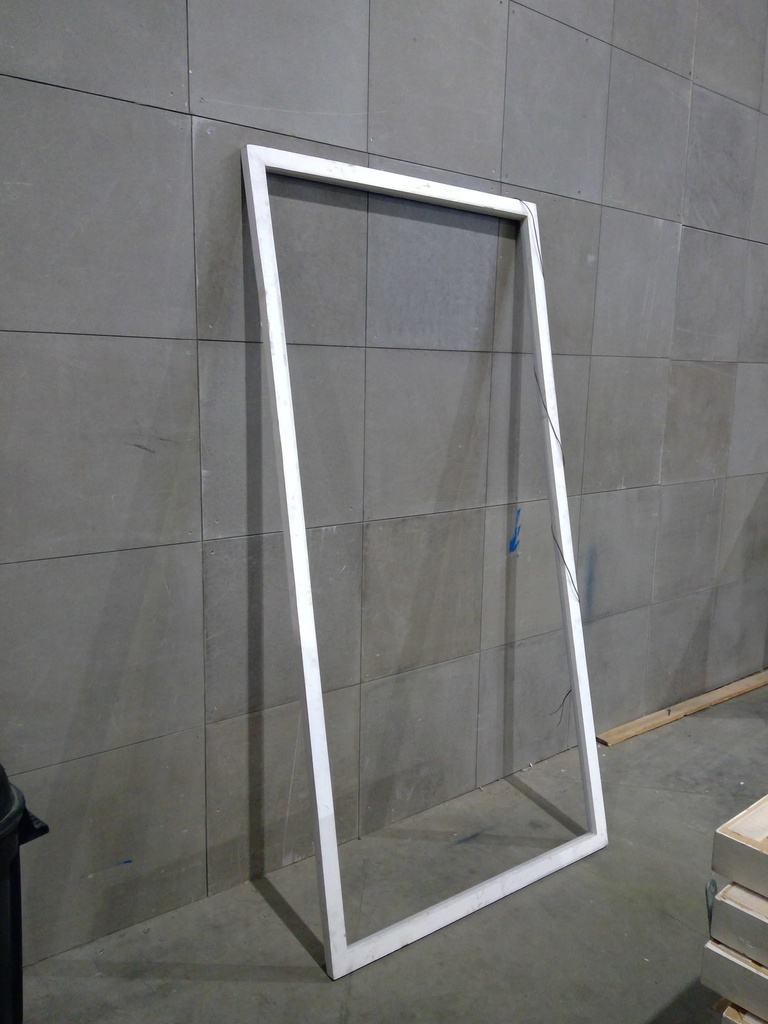 (PANTIN) Châssis bois led blanc
