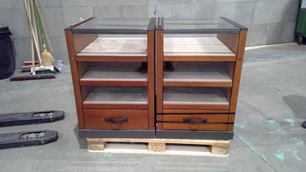 (MONTREUIL) Vitrine bois verre 260521