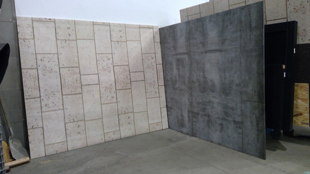 (MONTREUIL) Panneau bois toile/mur 250621