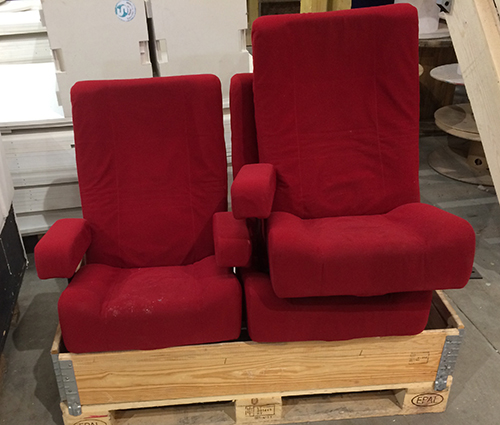 (MONTREUIL) Siège cinéma (Rouge)