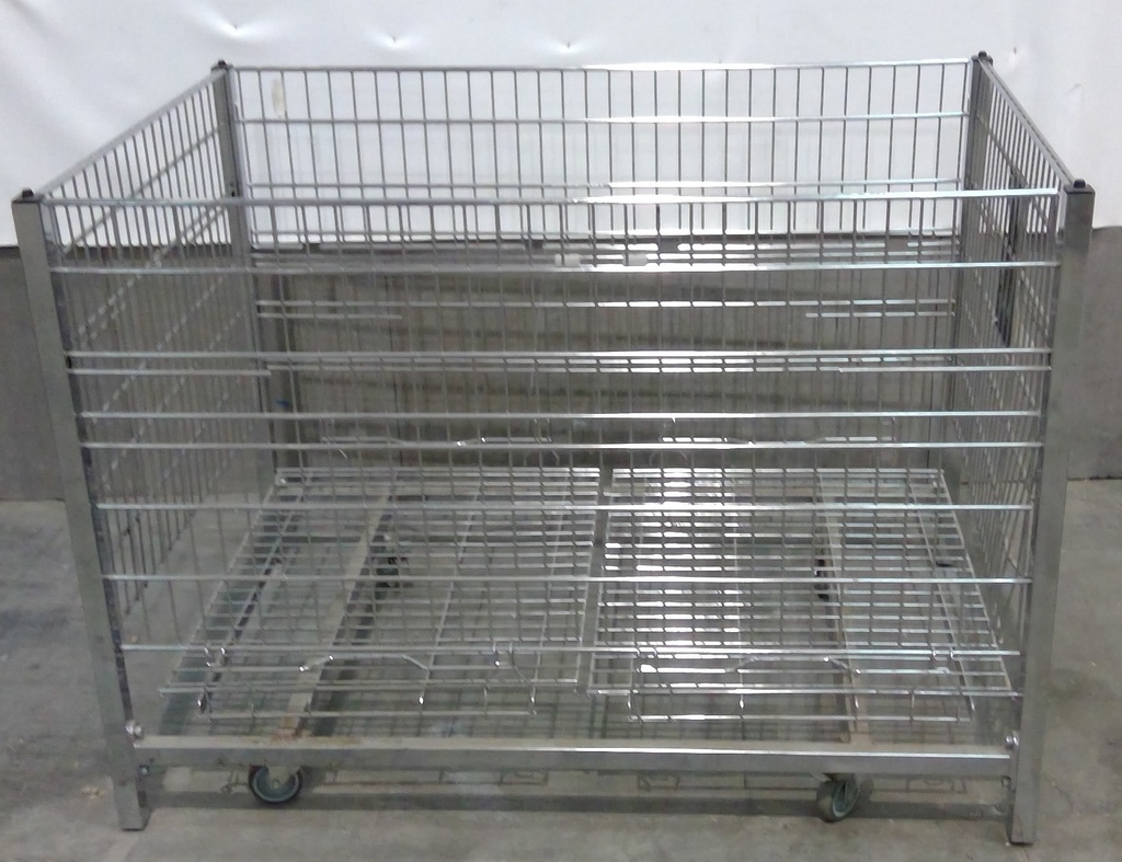 (PANTIN) Chariot Métal Grillage