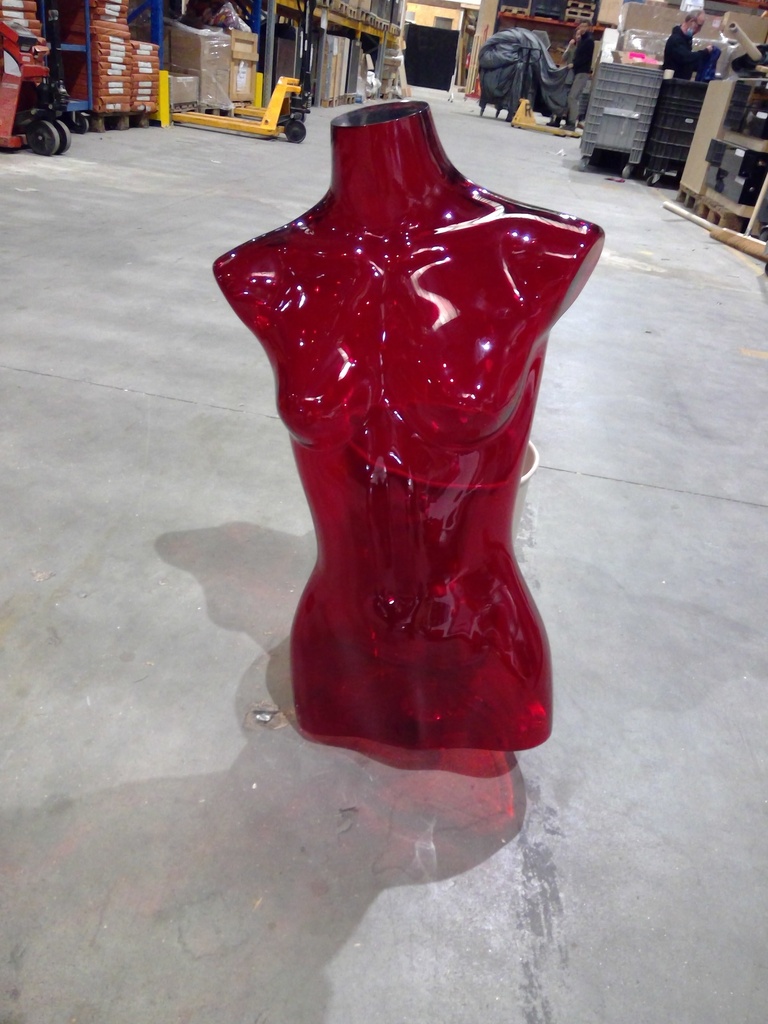 (PANTIN) Mannequin plexi rouge - VMTNS - Vert