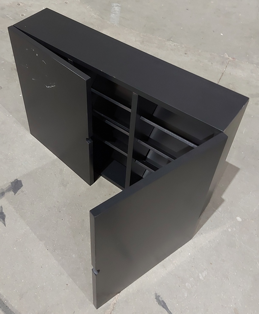 (MONTREUIL) Placard MDF Noir 1603