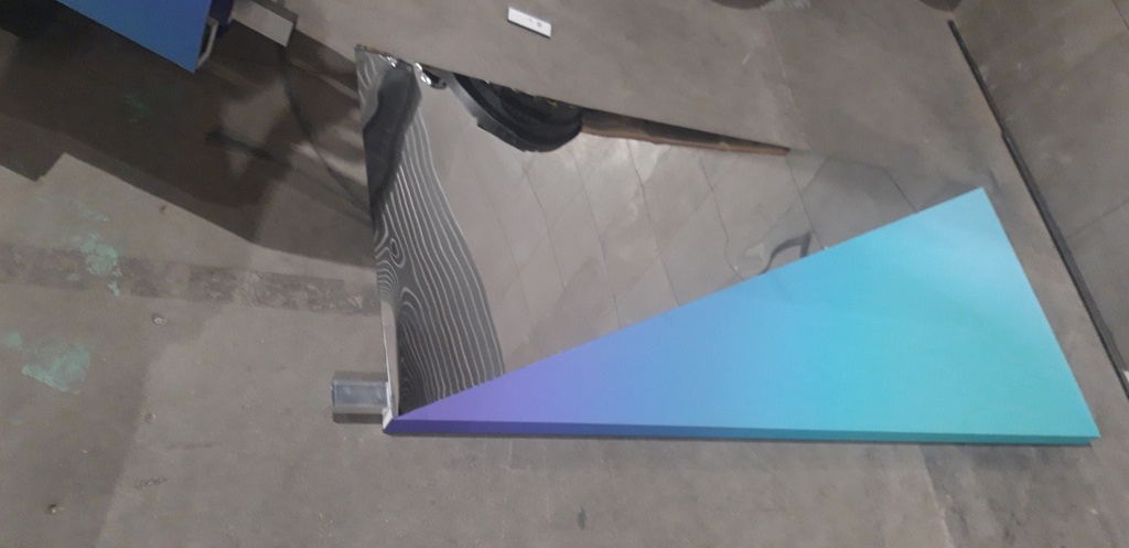 (MONTREUIL) Panneau dibond miroir S
