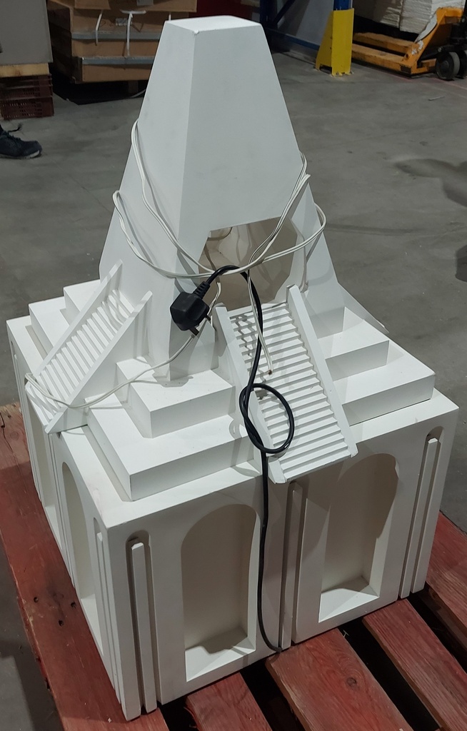 (MONTREUIL) Décor Aztèque Blanche