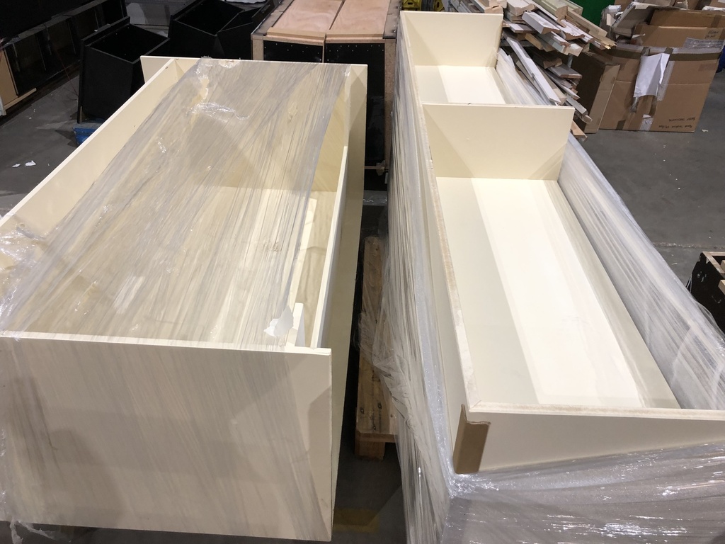 (PANTIN) Comptoir Ecru MDF - OXE130123