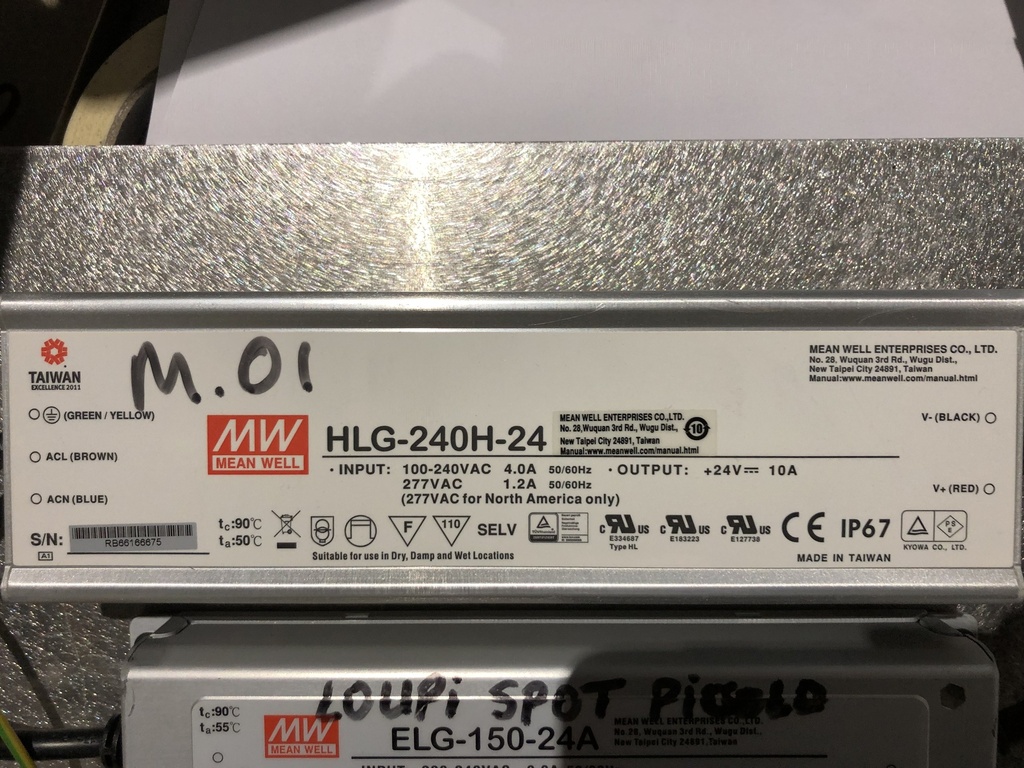 (MONTREUIL) Transformateur HLG-240H-24 - YM120123