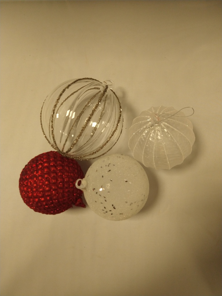 (PANTIN) Boule de noël verre